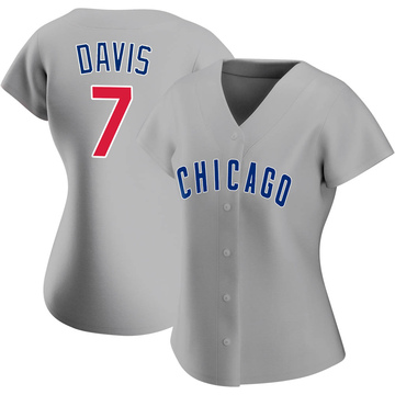 Replica Jody Davis Women's Chicago Cubs Gray Road Jersey