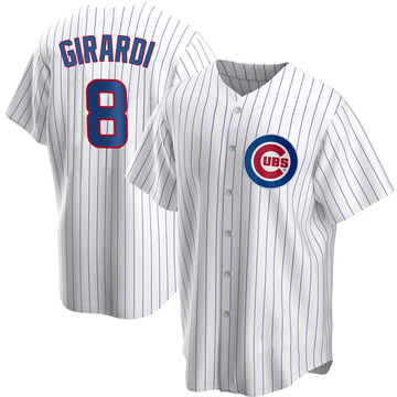 Replica Joe Girardi Youth Chicago Cubs White Home Jersey