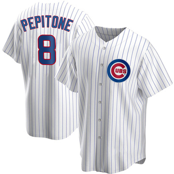 Replica Joe Pepitone Men's Chicago Cubs White Home Jersey
