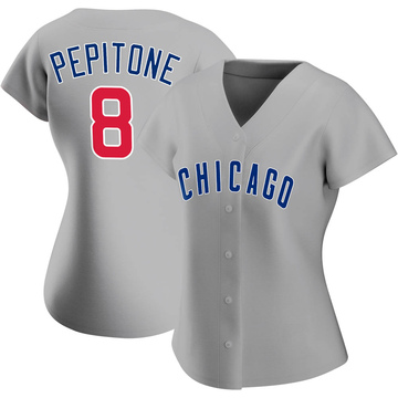 Replica Joe Pepitone Women's Chicago Cubs Gray Road Jersey