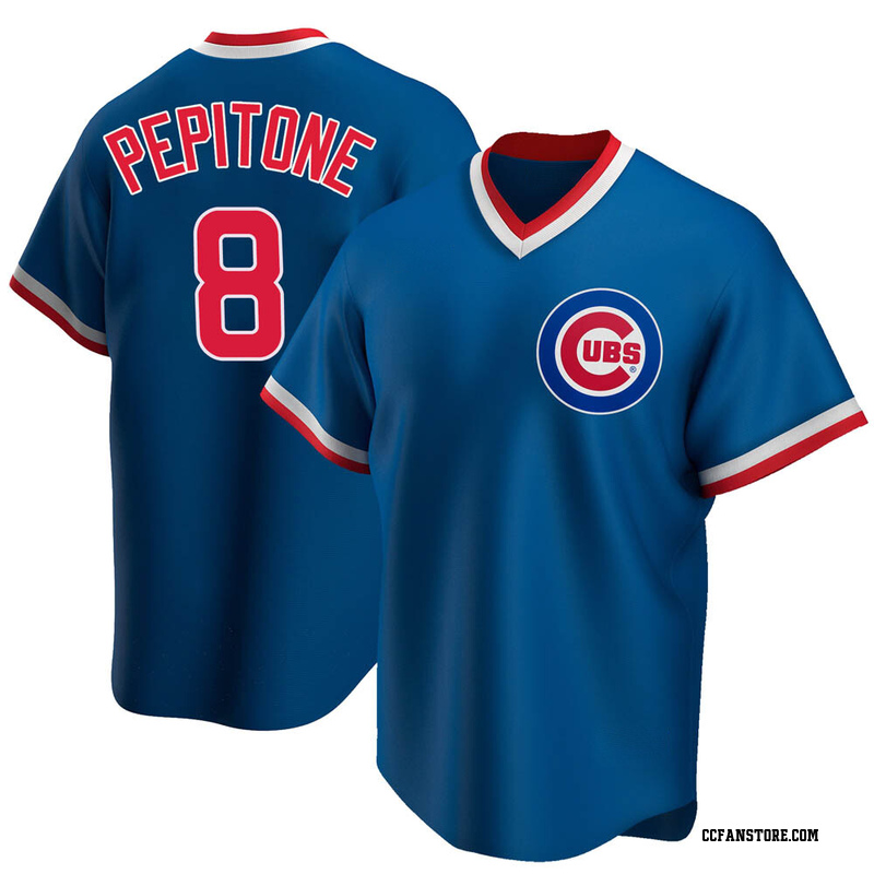 Replica Joe Pepitone Youth Chicago Cubs Royal Road Cooperstown Collection Jersey