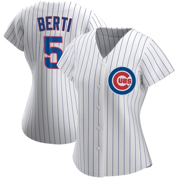 Replica Jon Berti Women's Chicago Cubs White Home Jersey