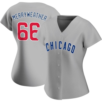 Replica Julian Merryweather Women's Chicago Cubs Gray Road Jersey