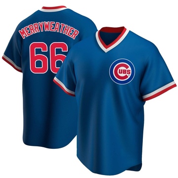 Replica Julian Merryweather Youth Chicago Cubs Royal Road Cooperstown Collection Jersey