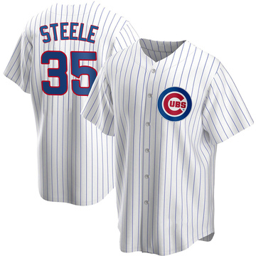 Replica Justin Steele Men's Chicago Cubs White Home Jersey