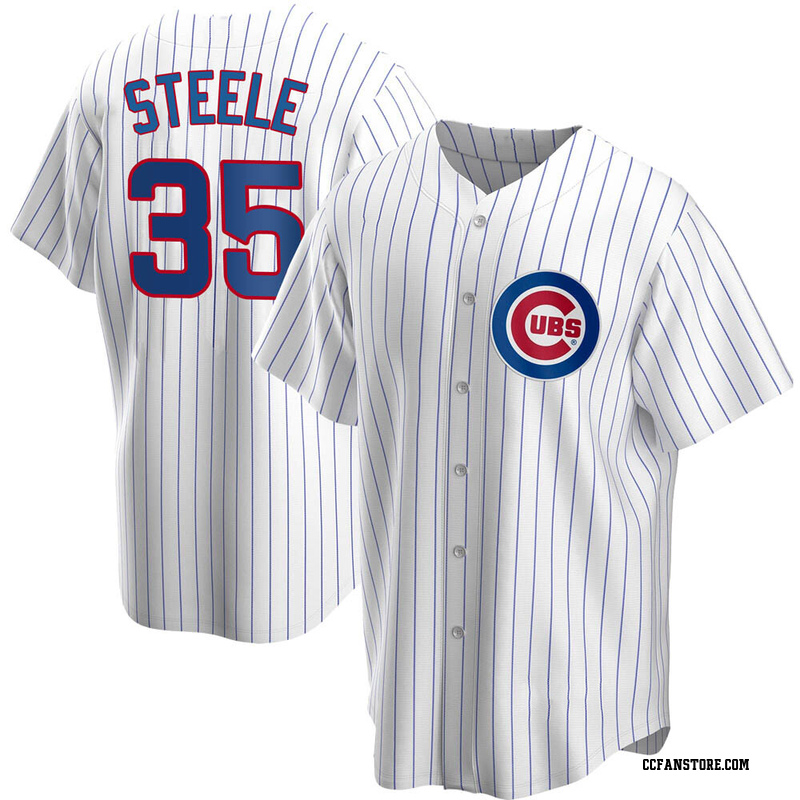 Replica Justin Steele Men's Chicago Cubs White Home Jersey