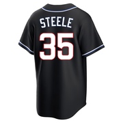 Replica Justin Steele Youth Chicago Cubs Black Fashion Out Jersey