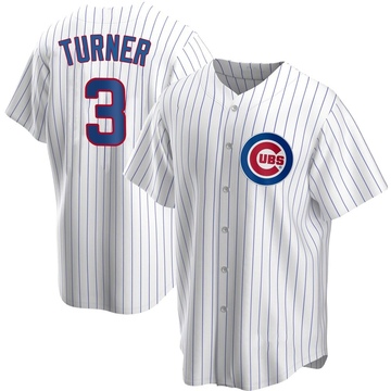 Replica Justin Turner Youth Chicago Cubs White Home Jersey