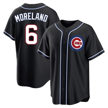 Replica Keith Moreland Youth Chicago Cubs Black Fashion Out Jersey