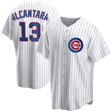 Replica Kevin Alcantara Youth Chicago Cubs White Home Jersey