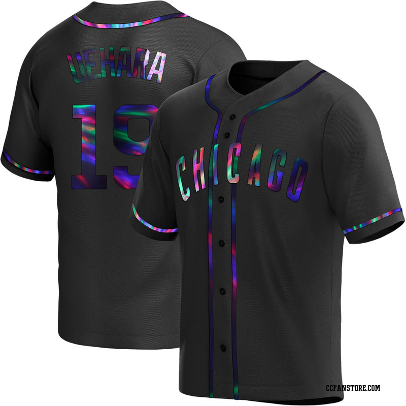 Replica Koji Uehara Youth Chicago Cubs Black Holographic Alternate Jersey