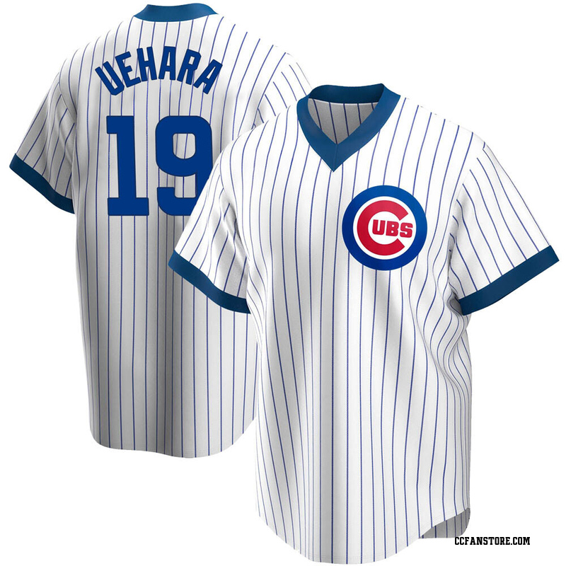 Replica Koji Uehara Youth Chicago Cubs White Home Cooperstown Collection Jersey