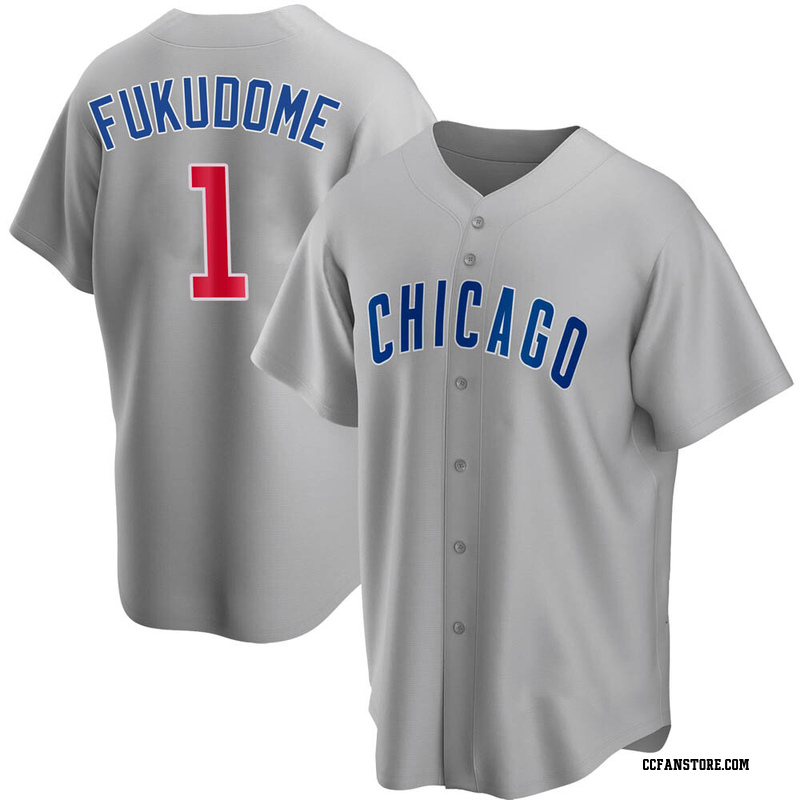 Replica Kosuke Fukudome Youth Chicago Cubs Gray Road Jersey