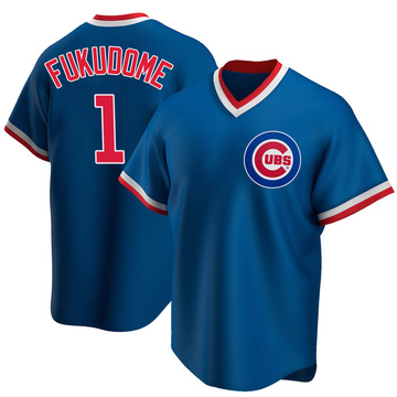 Replica Kosuke Fukudome Youth Chicago Cubs Royal Road Cooperstown Collection Jersey