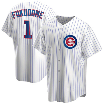 Replica Kosuke Fukudome Youth Chicago Cubs White Home Jersey
