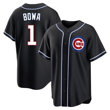 Replica Larry Bowa Youth Chicago Cubs Black Fashion Out Jersey