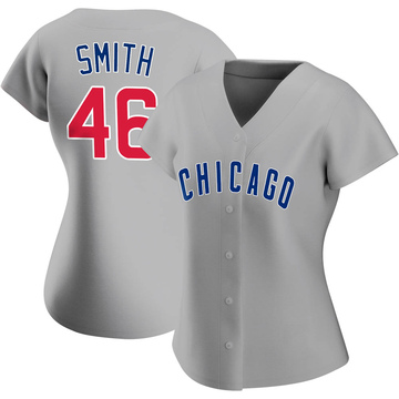 Replica Lee Smith Women's Chicago Cubs Gray Road Jersey