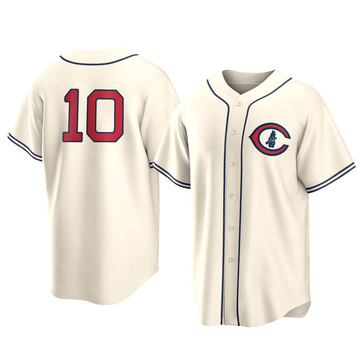 Replica Leon Durham Men's Chicago Cubs Cream 2022 Field Of Dreams Jersey