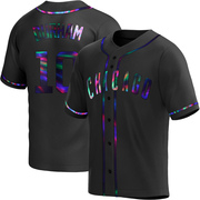 Replica Leon Durham Youth Chicago Cubs Black Holographic Alternate Jersey