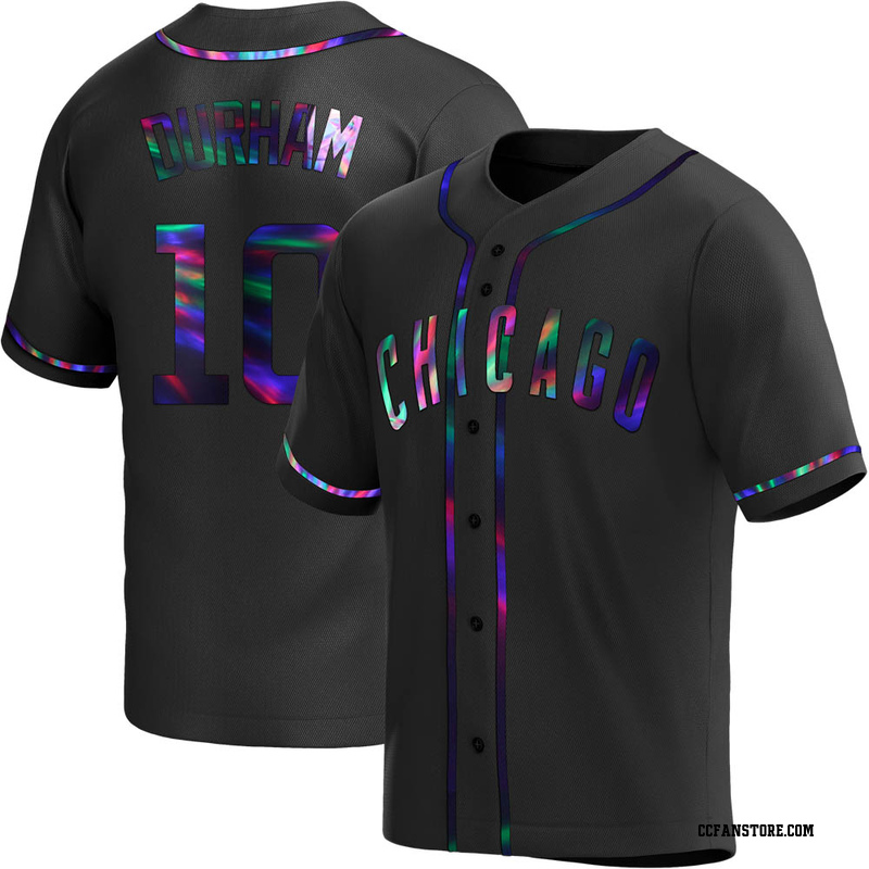 Replica Leon Durham Youth Chicago Cubs Black Holographic Alternate Jersey