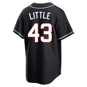Replica Luke Little Men's Chicago Cubs Black Fashion Out Jersey