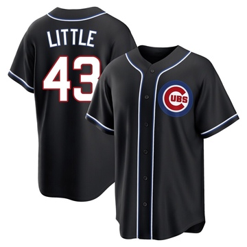 Replica Luke Little Youth Chicago Cubs Black Fashion Out Jersey