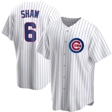 Replica Matt Shaw Men's Chicago Cubs White Home Jersey