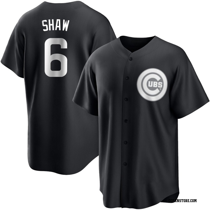 Replica Matt Shaw Youth Chicago Cubs White Black/ Jersey