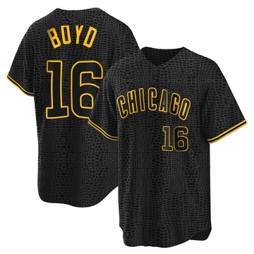 Replica Matthew Boyd Youth Chicago Cubs Black Snake Skin City Jersey