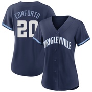Replica Michael Conforto Women's Chicago Cubs Navy 2021 City Connect Jersey