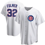 Replica Michael Fulmer Men's Chicago Cubs White Home Jersey