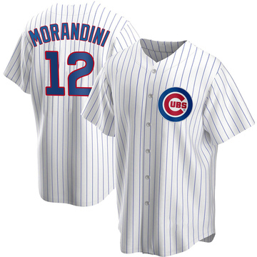 Replica Mickey Morandini Youth Chicago Cubs White Home Jersey