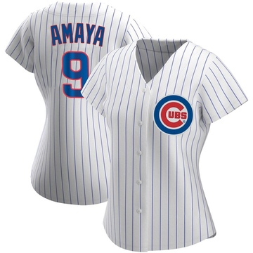 Replica Miguel Amaya Women's Chicago Cubs White Home Jersey