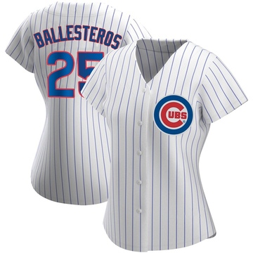 Replica Moises Ballesteros Women's Chicago Cubs White Home Jersey