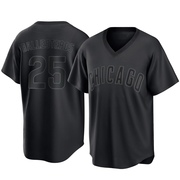 Replica Moises Ballesteros Youth Chicago Cubs Black Pitch Fashion Jersey