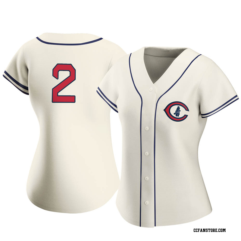Replica Nico Hoerner Women's Chicago Cubs Cream 2022 Field Of Dreams Jersey