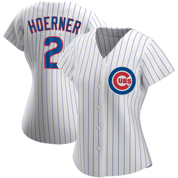 Replica Nico Hoerner Women's Chicago Cubs White Home Jersey