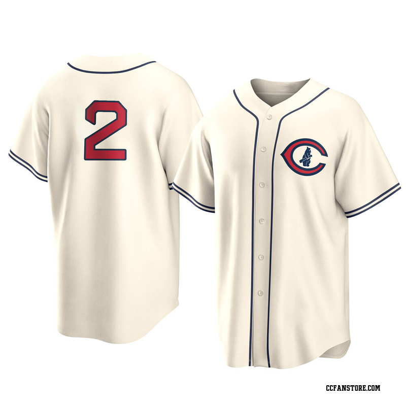 Replica Nico Hoerner Youth Chicago Cubs Cream 2022 Field Of Dreams Jersey