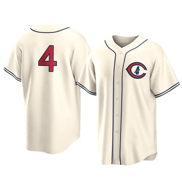 Replica Pete Crow-Armstrong Men's Chicago Cubs Cream 2022 Field Of Dreams Jersey
