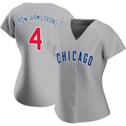 Replica Pete Crow-Armstrong Women's Chicago Cubs Gray Road Jersey