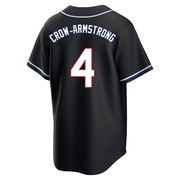 Replica Pete Crow-Armstrong Youth Chicago Cubs Black Fashion Out Jersey