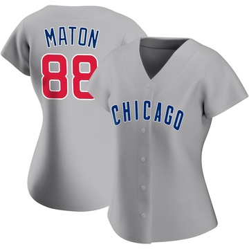 Replica Phil Maton Women's Chicago Cubs Gray Road Jersey