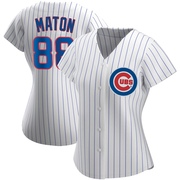 Replica Phil Maton Women's Chicago Cubs White Home Jersey