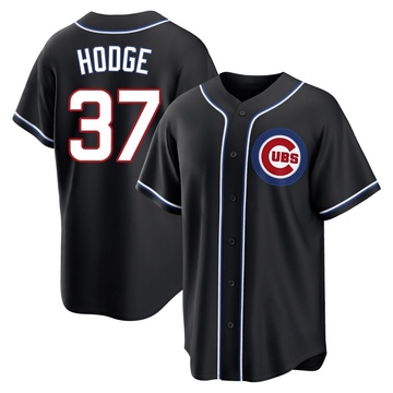 Replica Porter Hodge Men's Chicago Cubs Black Fashion Out Jersey