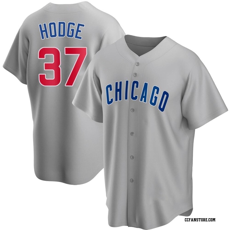 Replica Porter Hodge Men's Chicago Cubs Gray Road Jersey
