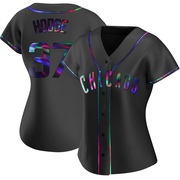 Replica Porter Hodge Women's Chicago Cubs Black Holographic Alternate Jersey