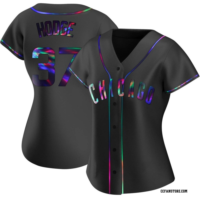 Replica Porter Hodge Women's Chicago Cubs Black Holographic Alternate Jersey