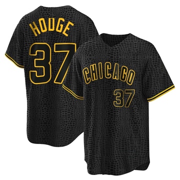 Replica Porter Hodge Youth Chicago Cubs Black Snake Skin City Jersey