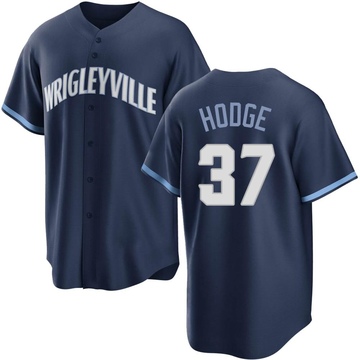 Replica Porter Hodge Youth Chicago Cubs Navy 2021 City Connect Jersey