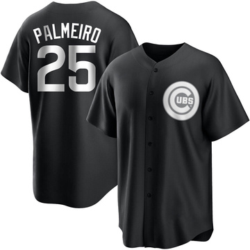 Replica Rafael Palmeiro Men's Chicago Cubs White Black/ Jersey